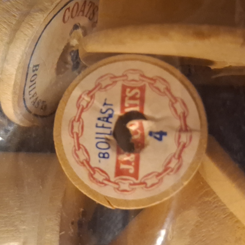Vintage Wooden Spools 9 - Picture 2 of 6